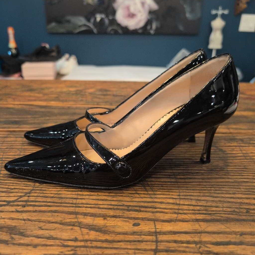 Mary Jane Patent Leather Pumps