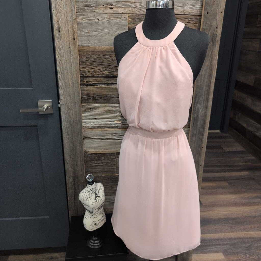 Kippie - SL Halter Neck Knee Length Gala Gown