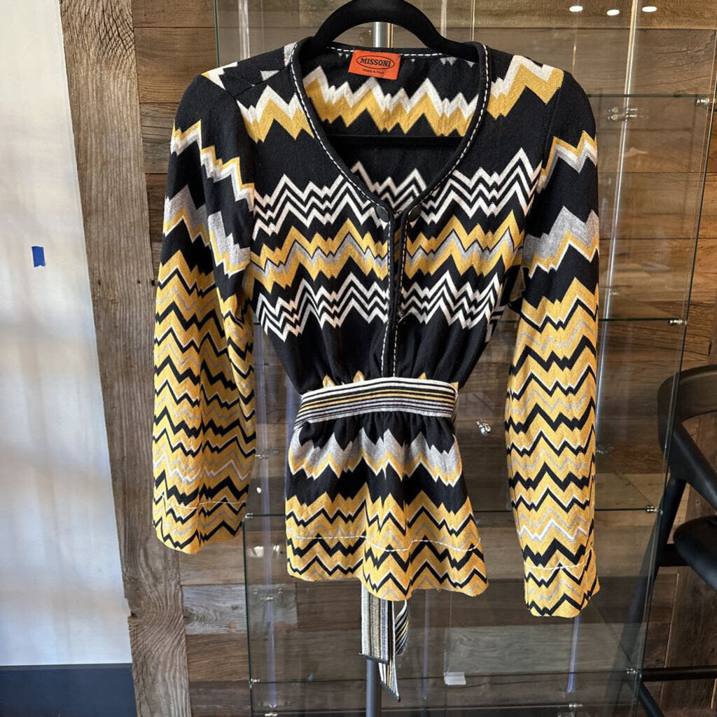 MISSONI KIMONO STYLE TOP W BELT