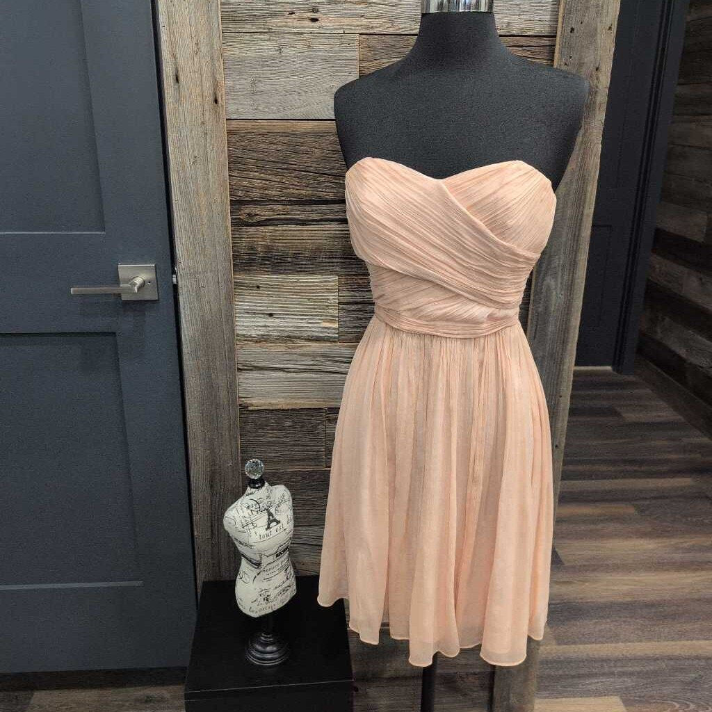 STRAPLESS SWEETHEART WRAP PLEATED A LINE MINI