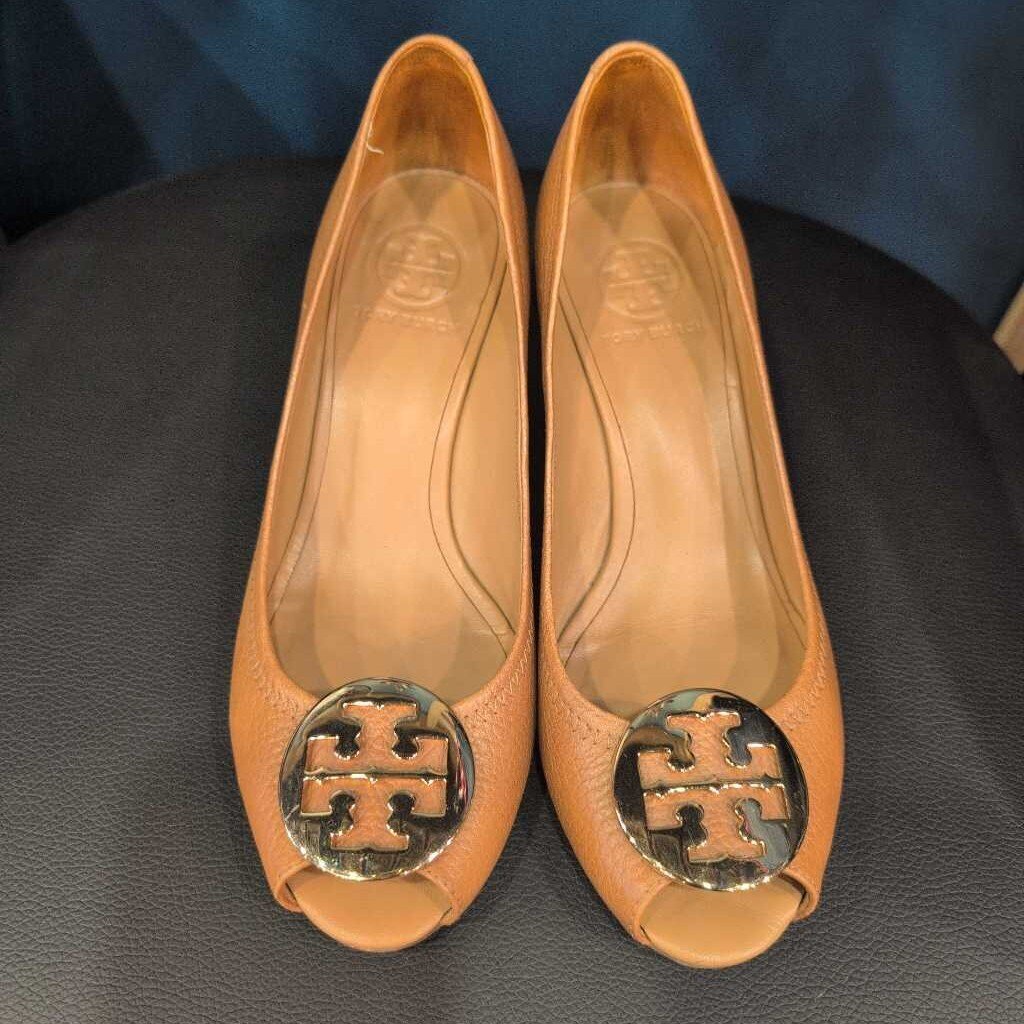 TORY BURCH PEEP TOE WEDGES