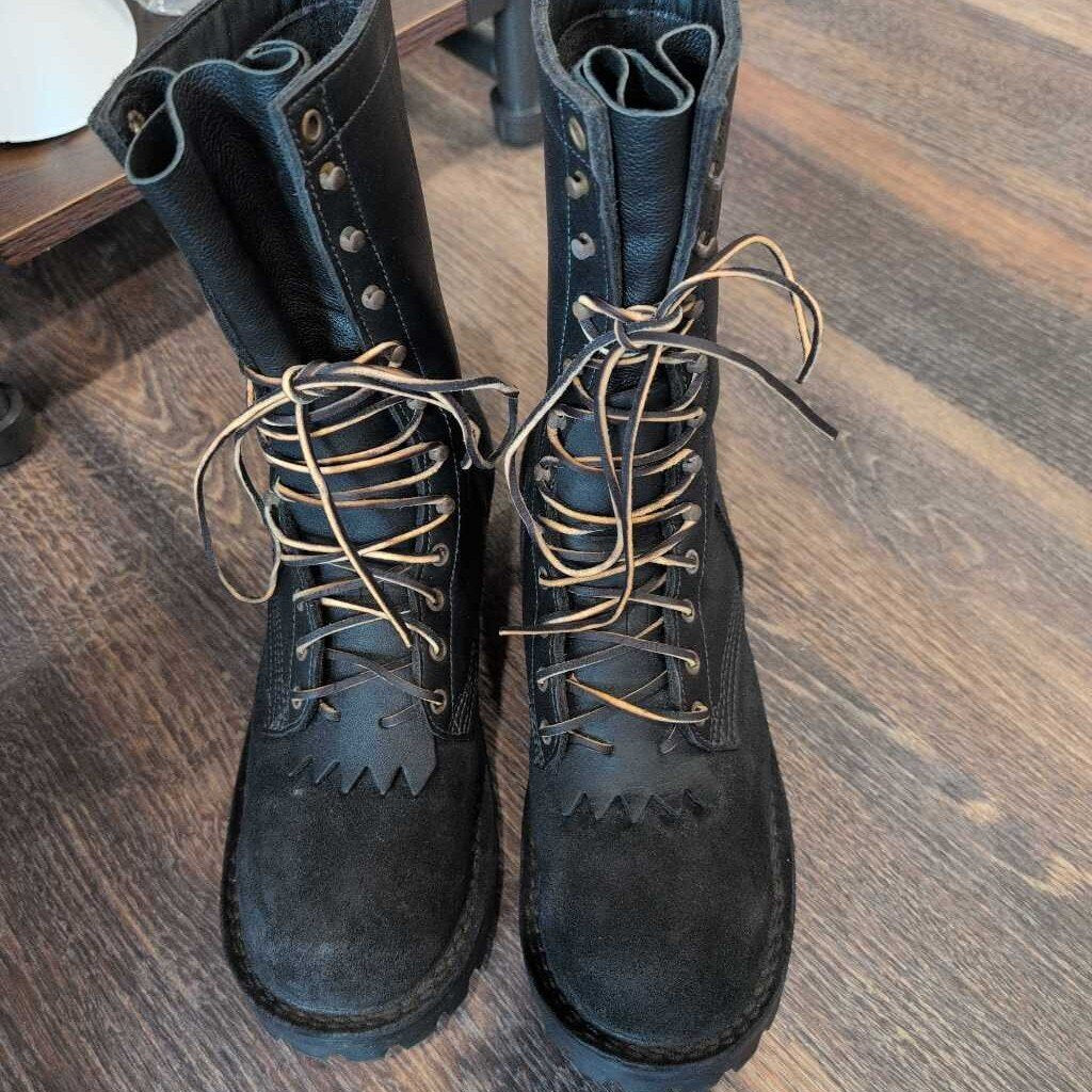 JK BOOTS -GENUINE SUEDE/LEATHER WORK BOOTS
