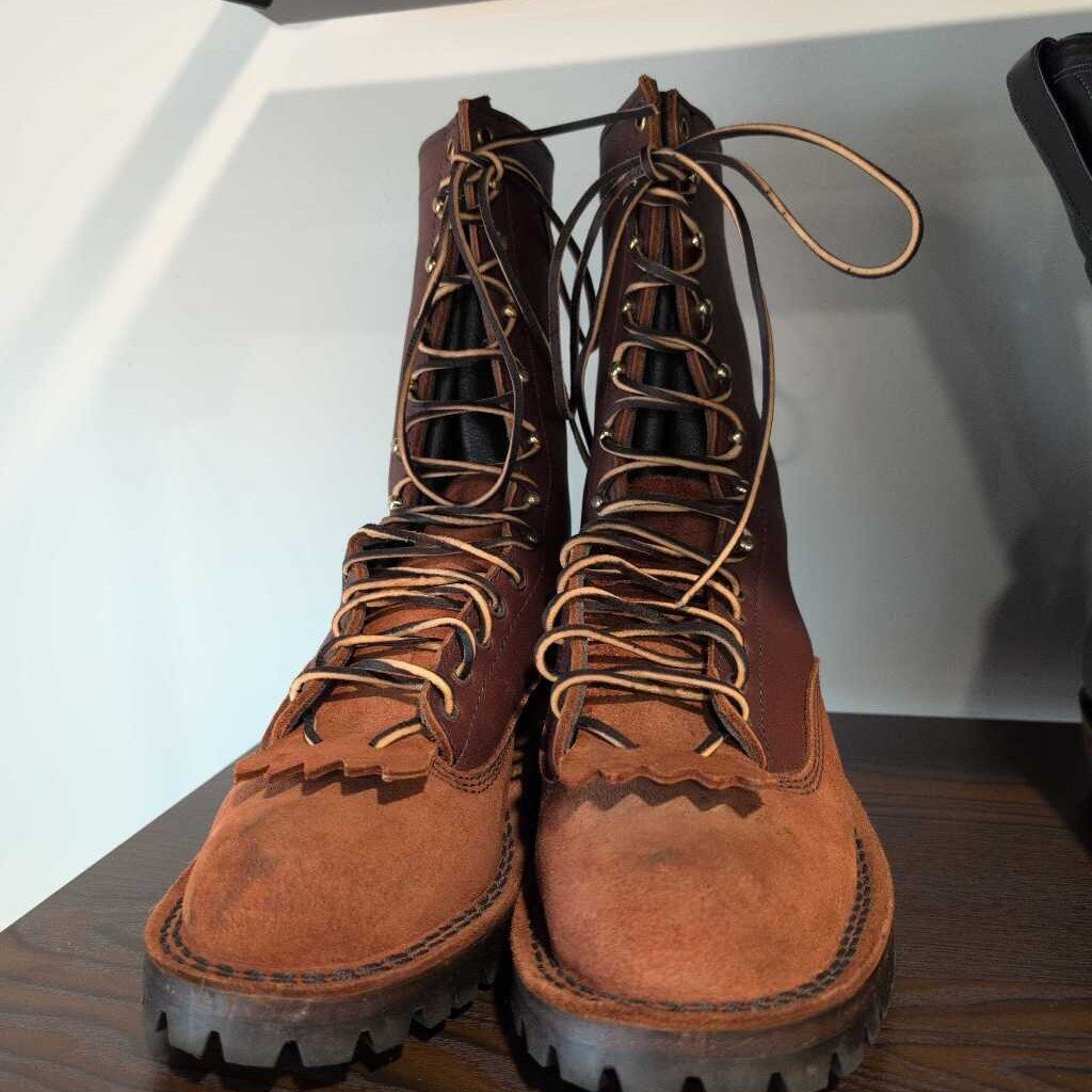 JK BOOTS -GENUINE SUEDE/LEATHER WORK BOOTS