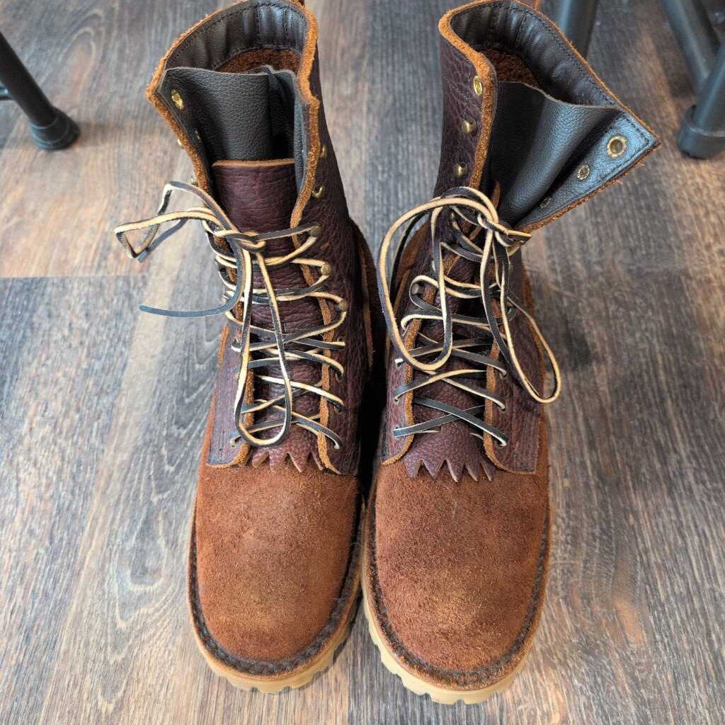 JK BOOTS - GENUINE SUEDE LACE UP BOOTS