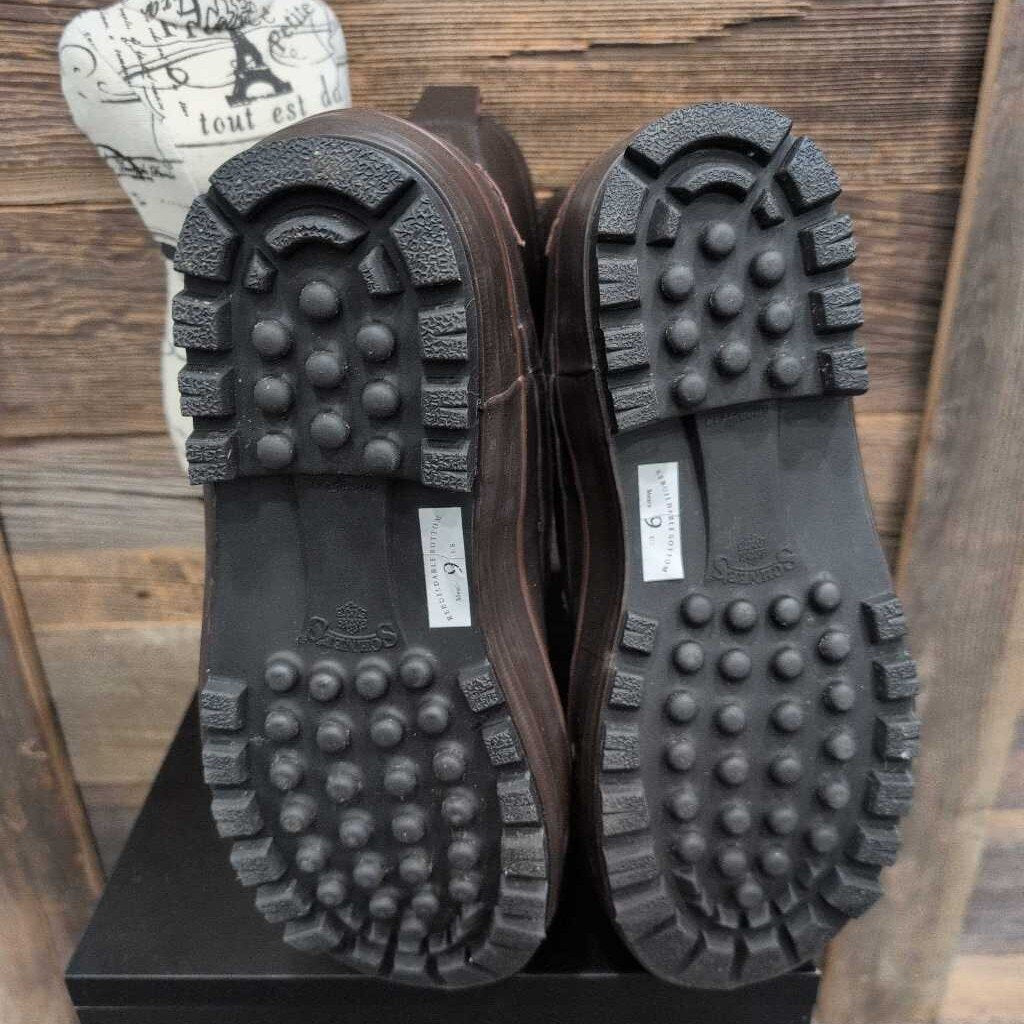 RUBBER OUTSOLE LEATHER UPPER