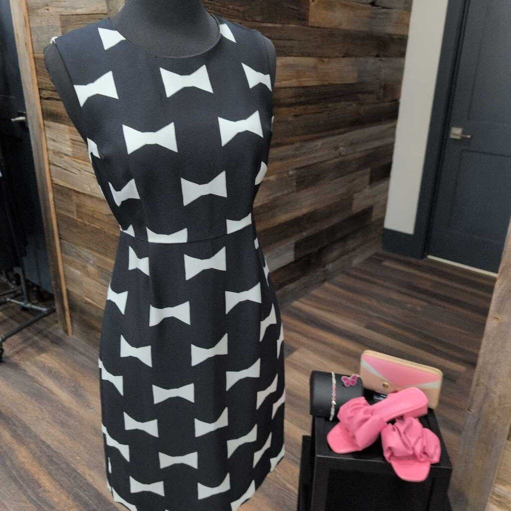 KATE SPADE SL SCOOP BOW PATTERN MINI SHEATH