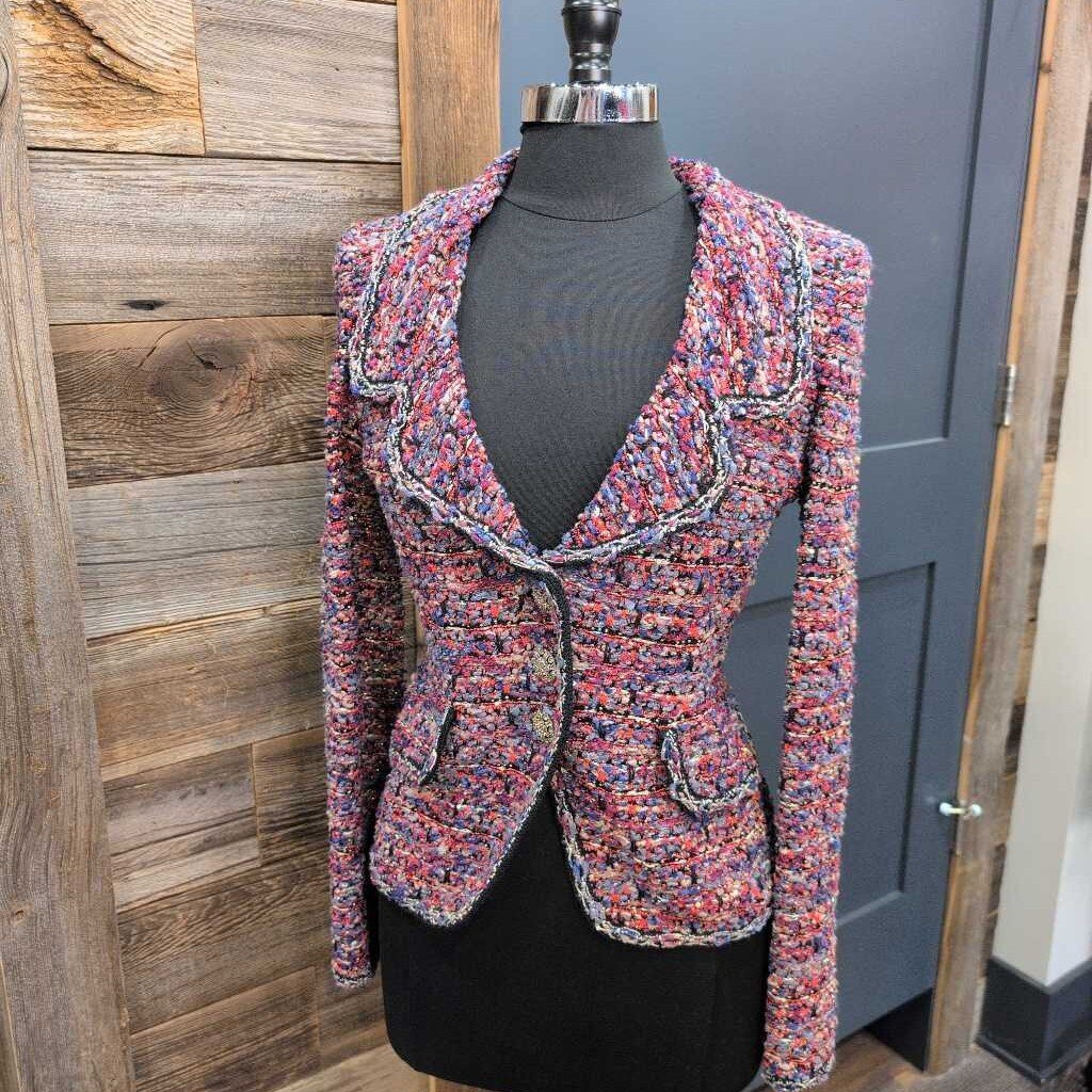 ST. JOHN WOOL BLEND TWEED