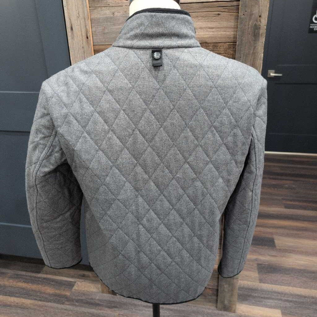 Burberry Men’s Wool Zip‑Up Coat – Hip Length