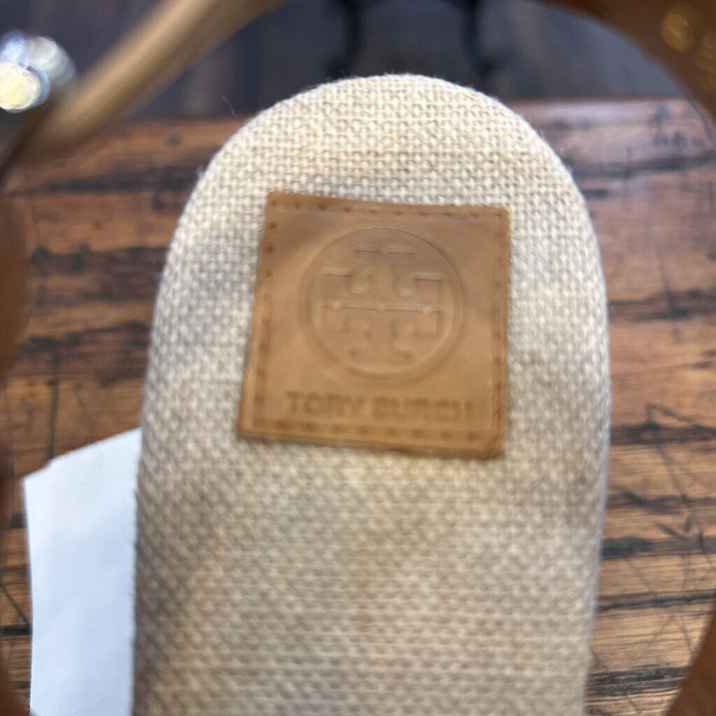 TORY BURCH OPEN TOE WEDGES