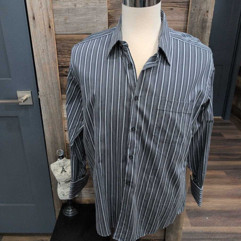 LS BU COLLARED STRIPE