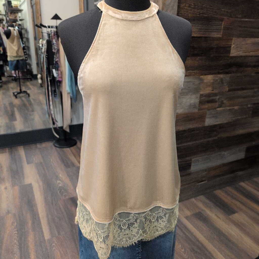 CINCH BLUE VELVET HALTER