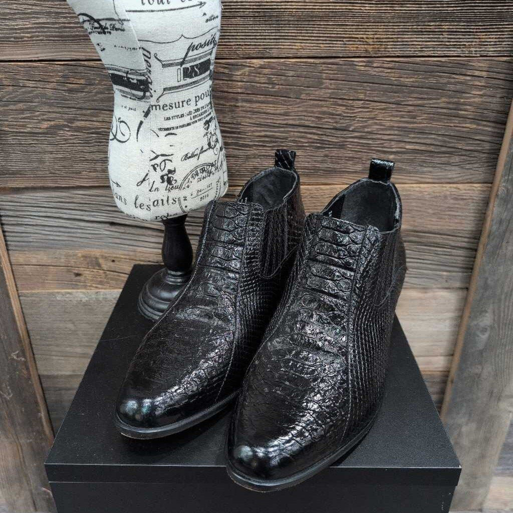 LEATHER FAUX SNAKE