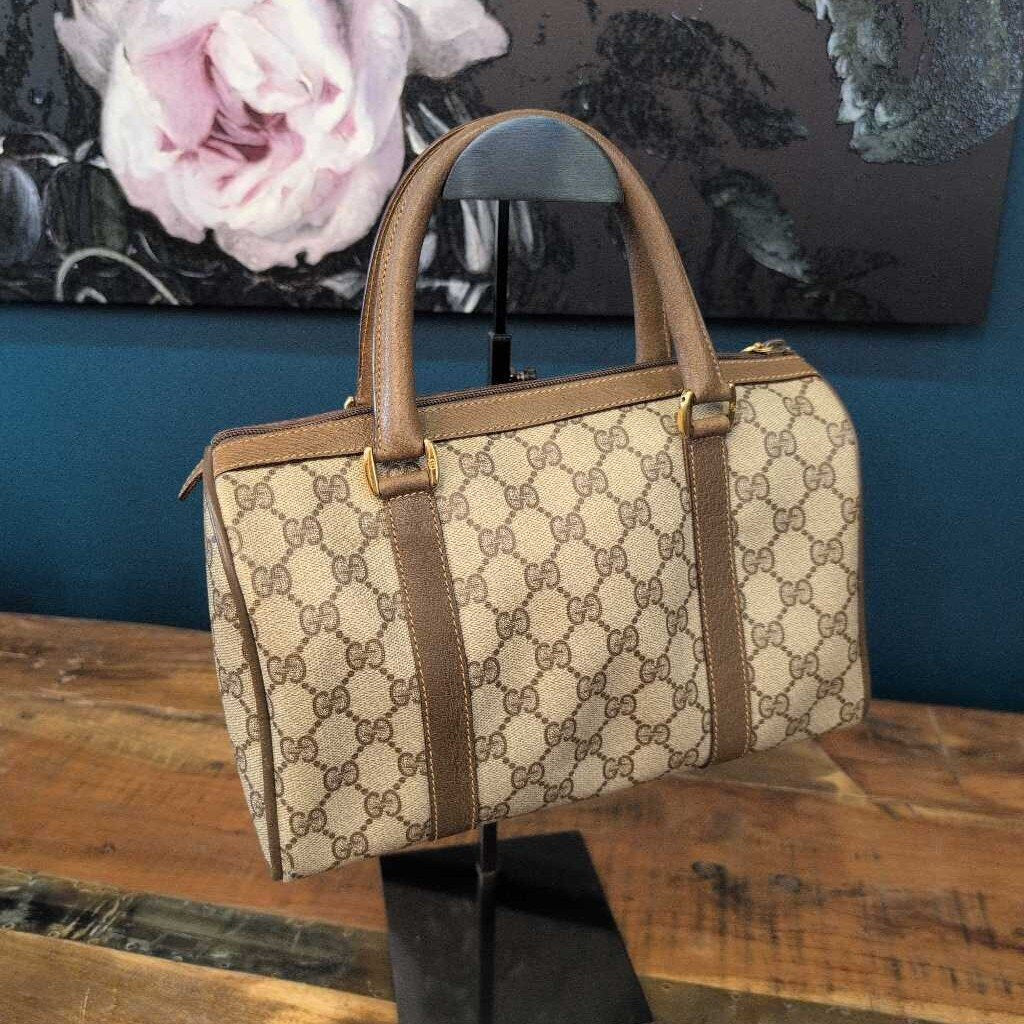 VINTAGE SUPREME GG BOSTON BAG