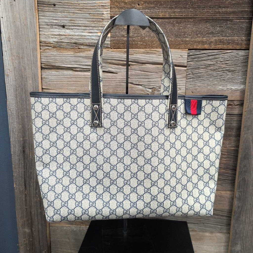GG SUPREME WEB LOOP TOTE BAG