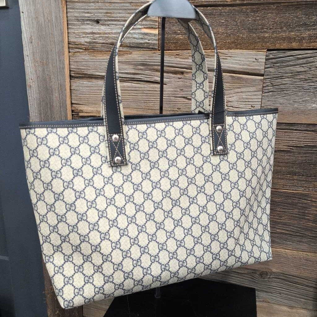 GUCCI GG SUPREME WEB LOOP TOTE BAG