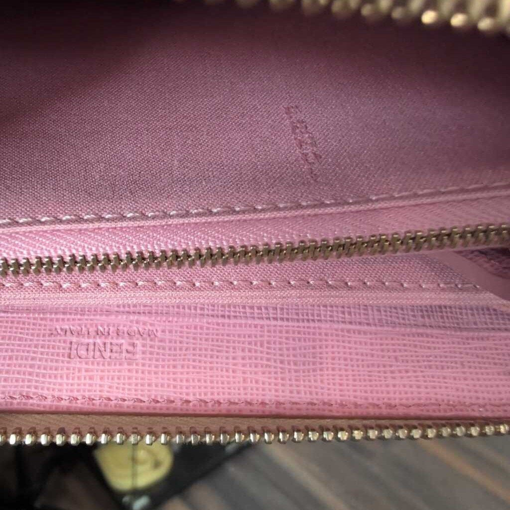 VITELLO LEATHER STUDDED BIRD EYE MONSTER WALLET