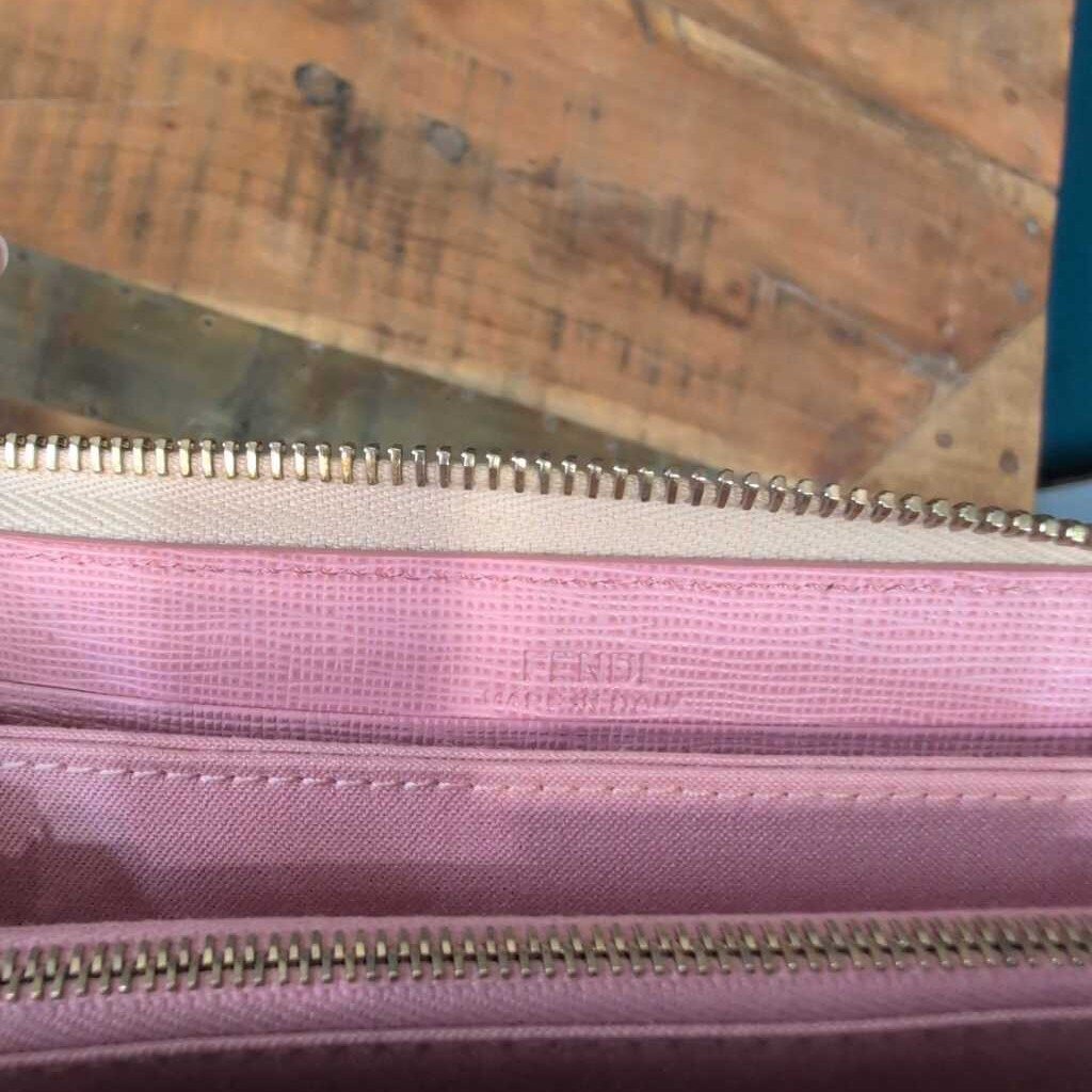 VITELLO LEATHER STUDDED BIRD EYE MONSTER WALLET