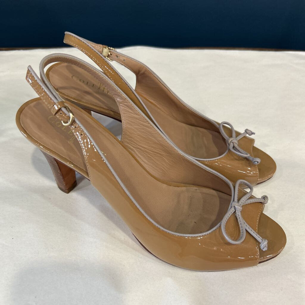 COLE HAAN OPEN BOW TOE SLINGBACK