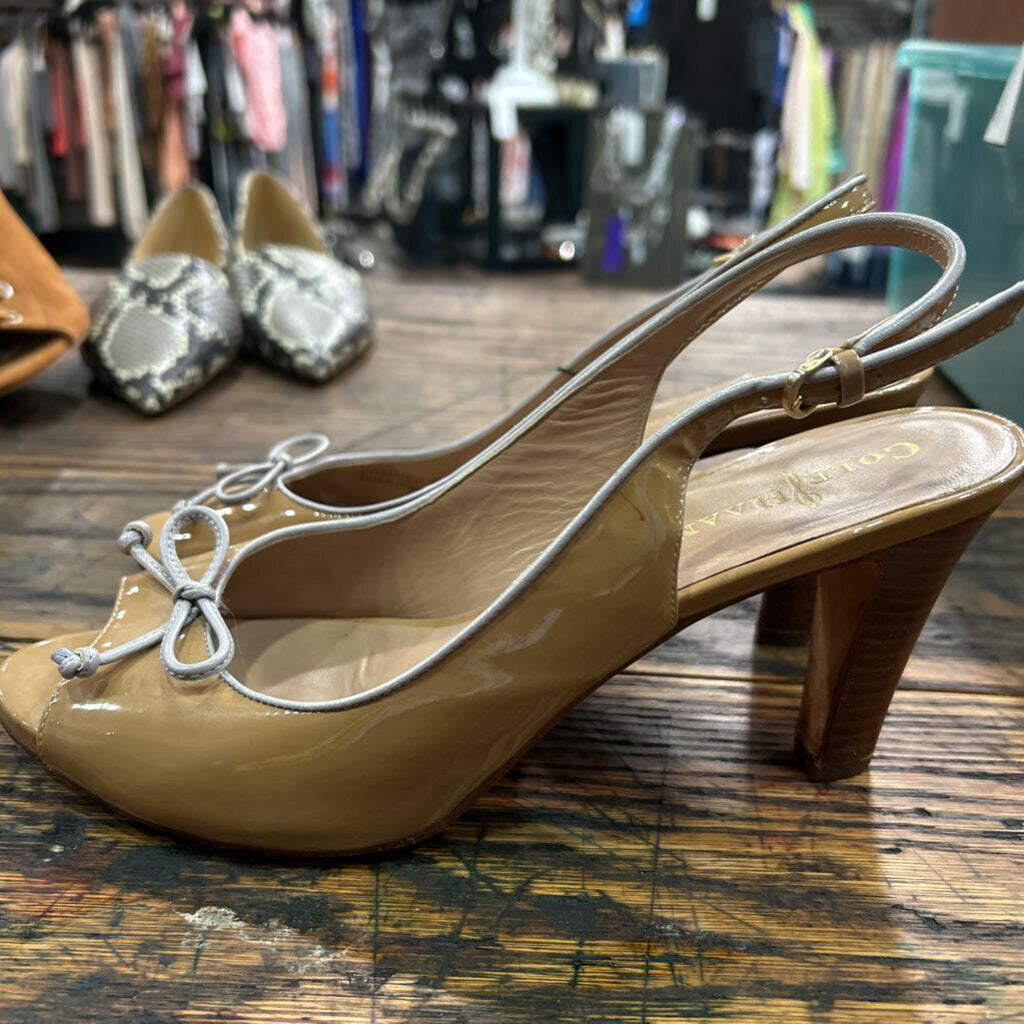 COLE HAAN OPEN BOW TOE SLINGBACK