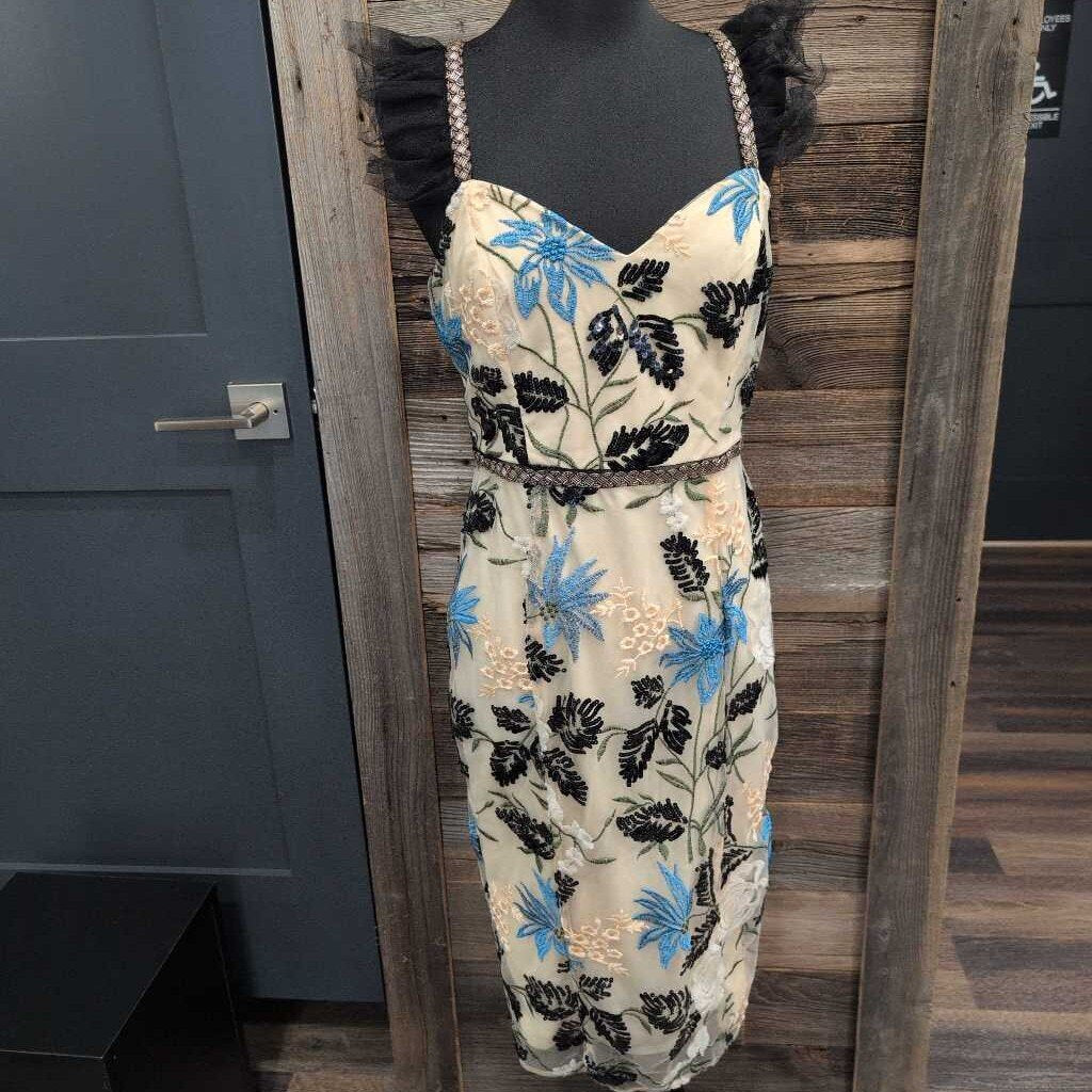 SL MESH FLORAL SEQUIN/BEAD