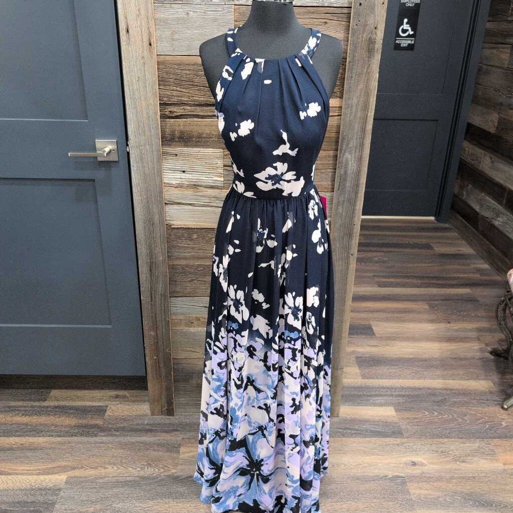 HALTER TIE BACK GOWN