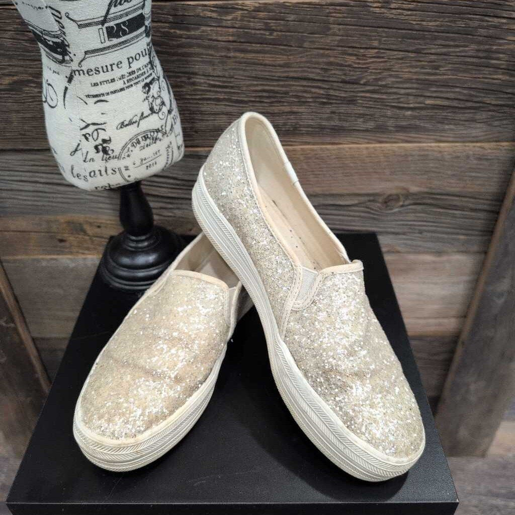 KEDS TRIPLE DECKER GLITTER SLIP ON