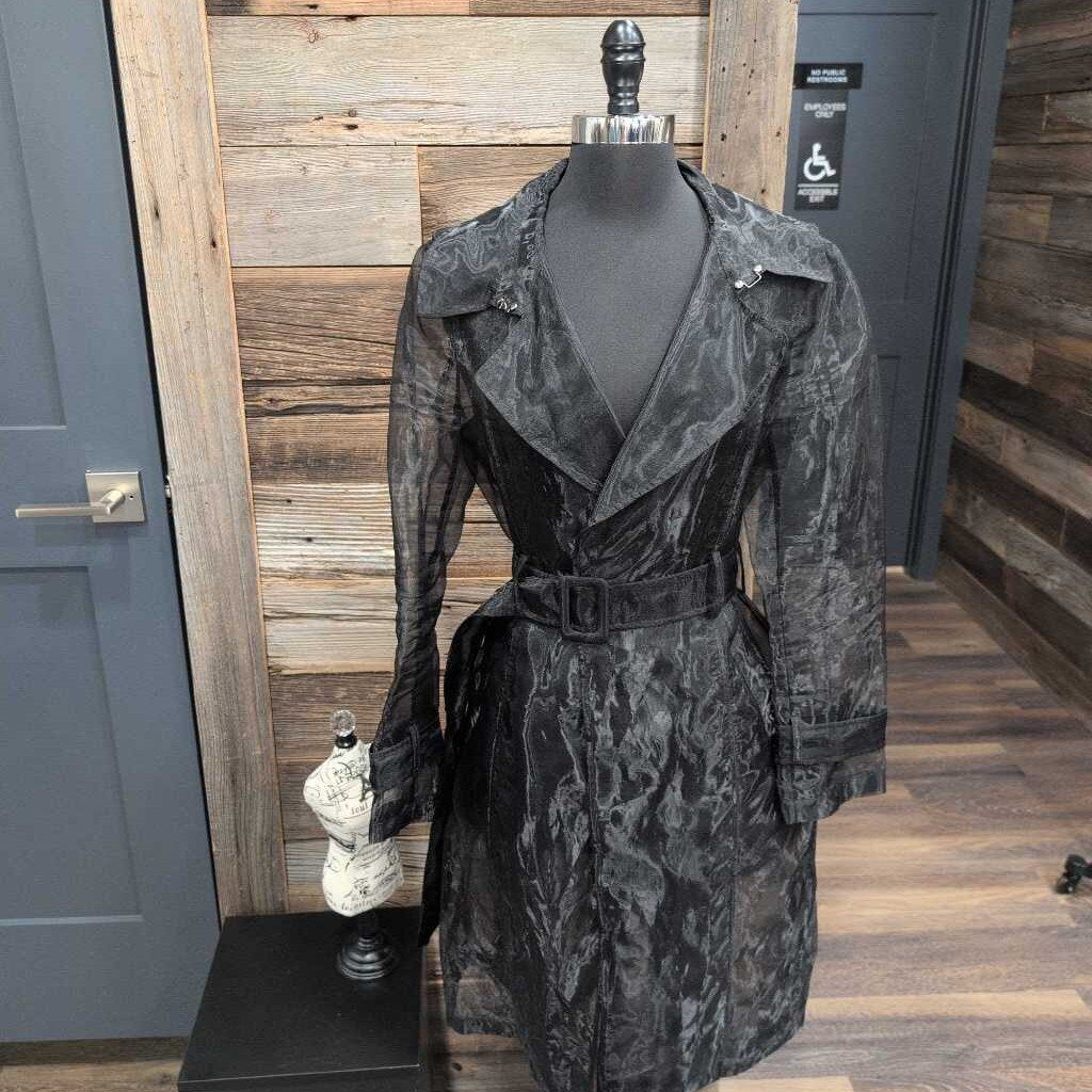 LS SHEER TRENCH COAT