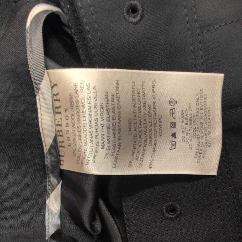 BURBERRY VIRGIN WOOL PLEATED SKIRT W/BELT