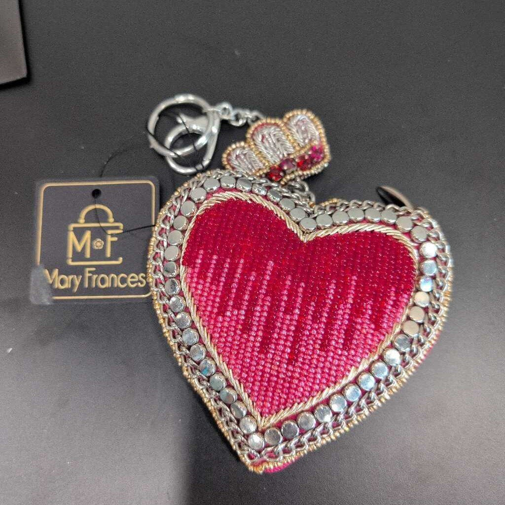 Mary Frances Have a Heart Coin Purse Key Fob