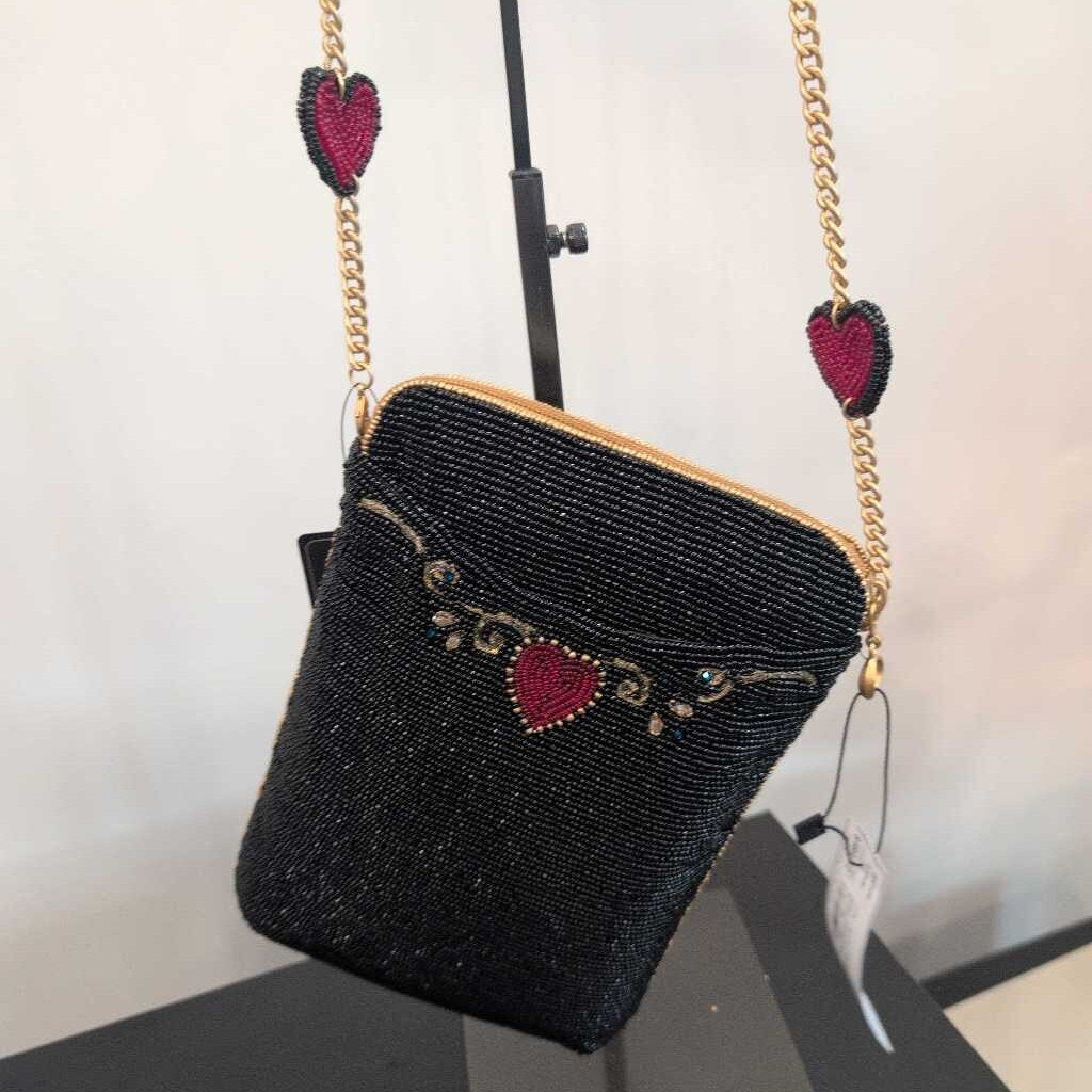 Mary Frances The Queen Playing Card Mini Crossbody Clutch