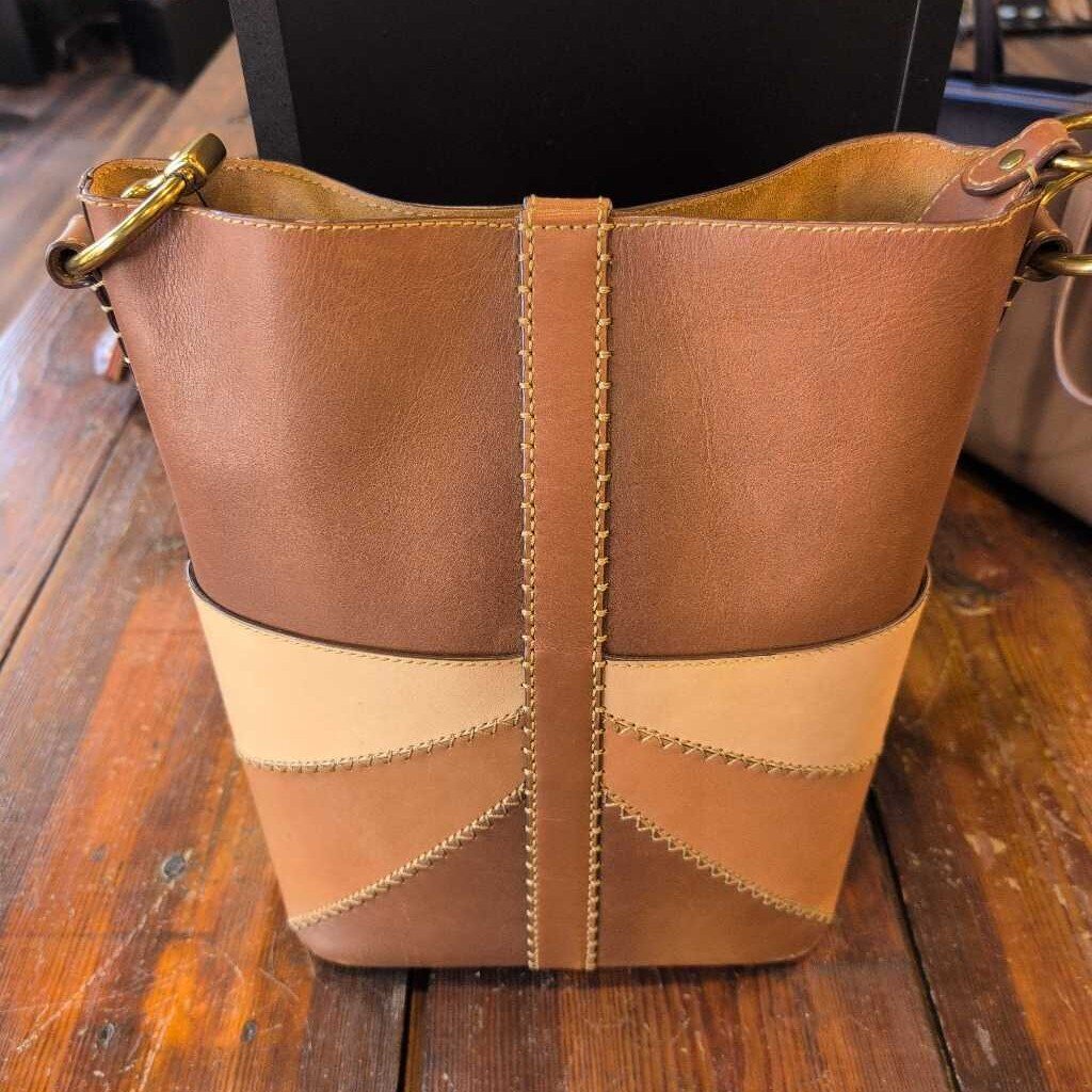 FRYE TWO TONE BUCKET SHOULDER