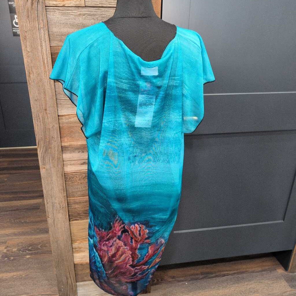 CREATIVE DRESSING LONG COVERUP SEA LIFE