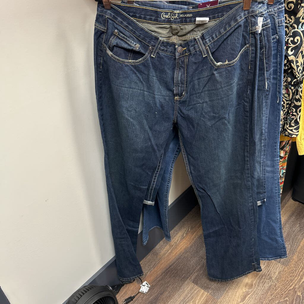 CRUEL GIRL MR RELAXED FIT BOOTCUT JEANS