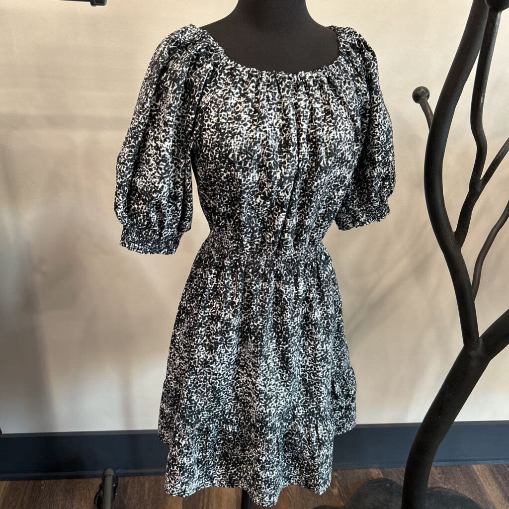 CINCHED WAIST FIT & FLARE MINI