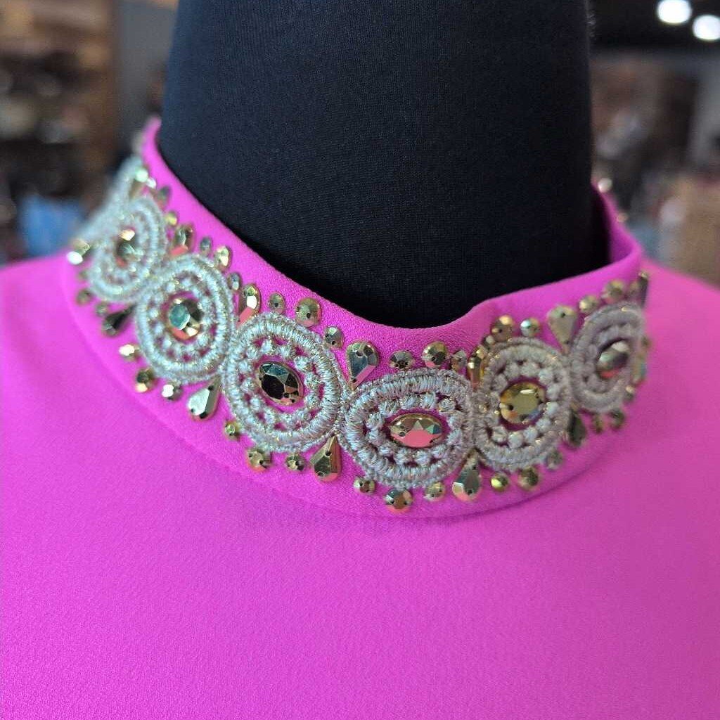 LILLY PULTIZER HALTER SHIFT WITH JEWELED NECK