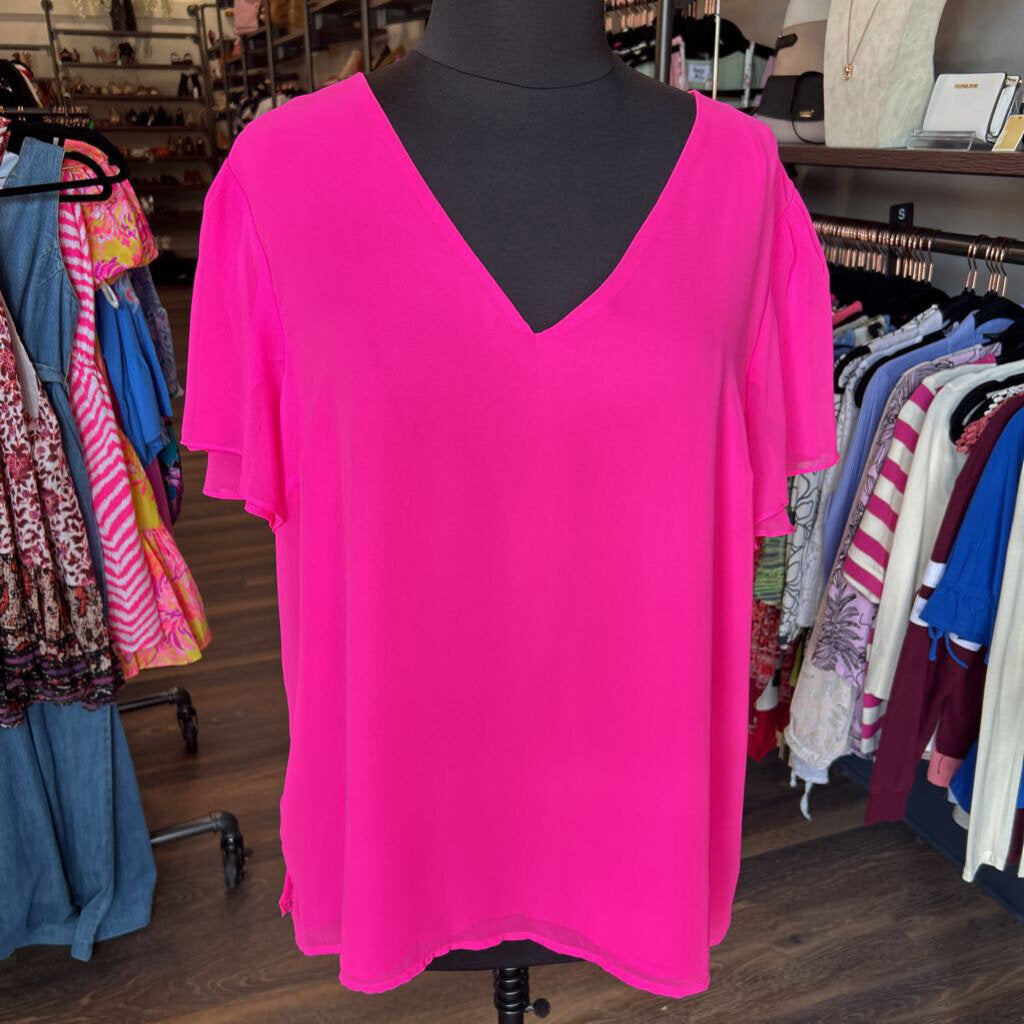 VINCE CAMUTO SS V NECK