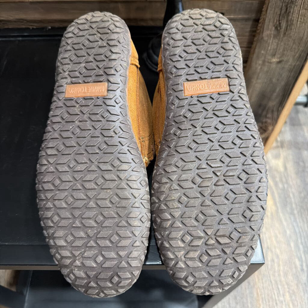 MINNETONKA HARD SOLE ANKLE MOC 873C