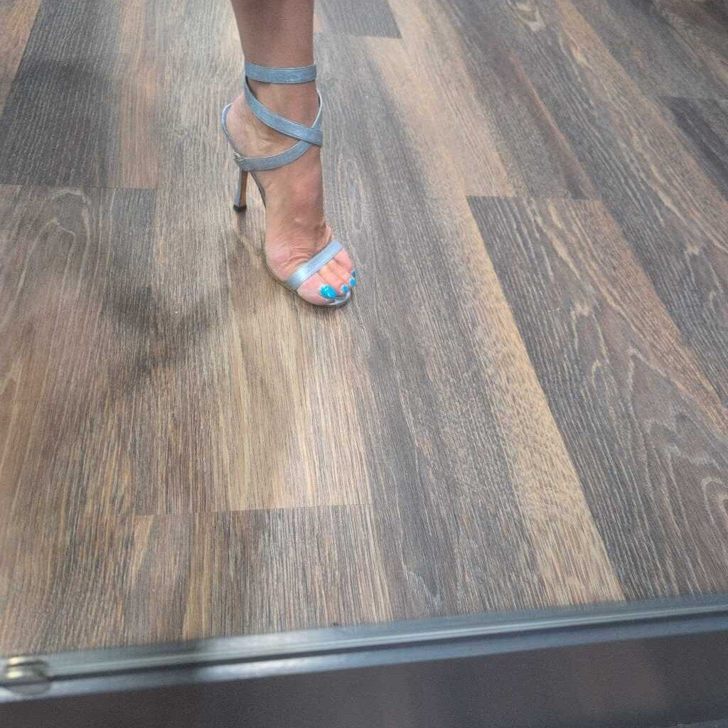 MANOLO BLAHNIK KAYA ANKLE WRAP SANDAL