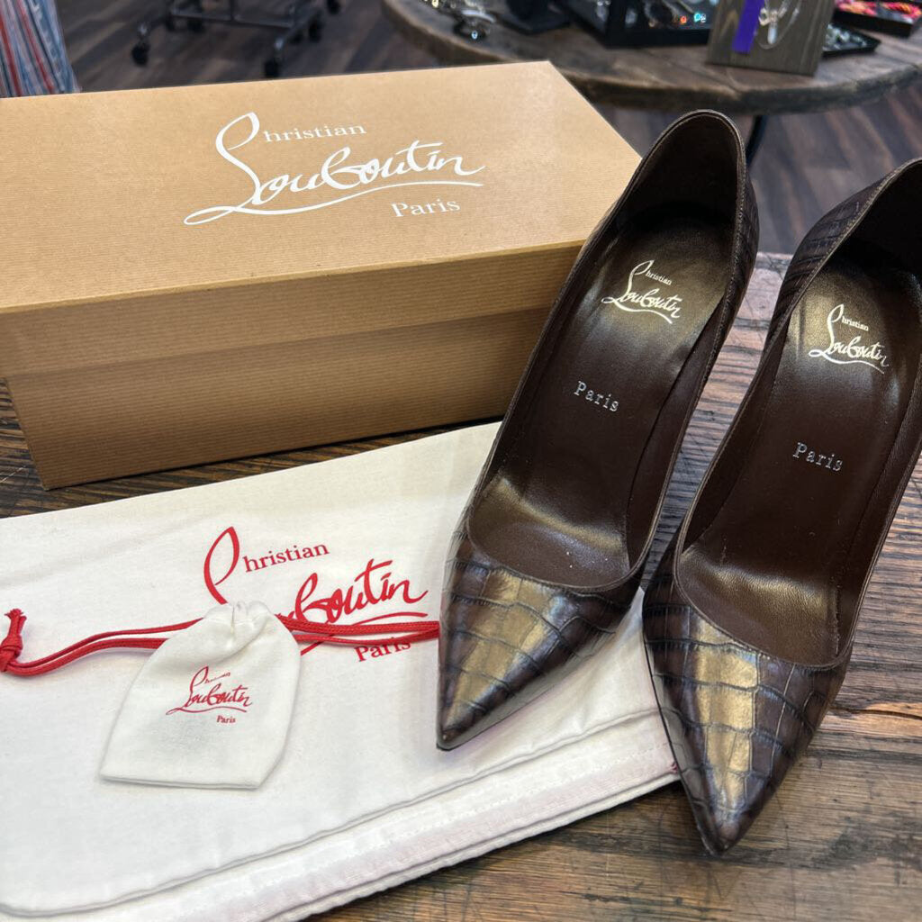 CHRISTIAN LOUBOUTIN KATE 100 W/BOX