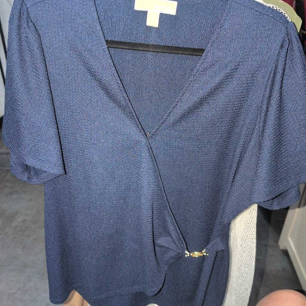 MICHAEL MICHAEL KORS SS FAUX WRAP