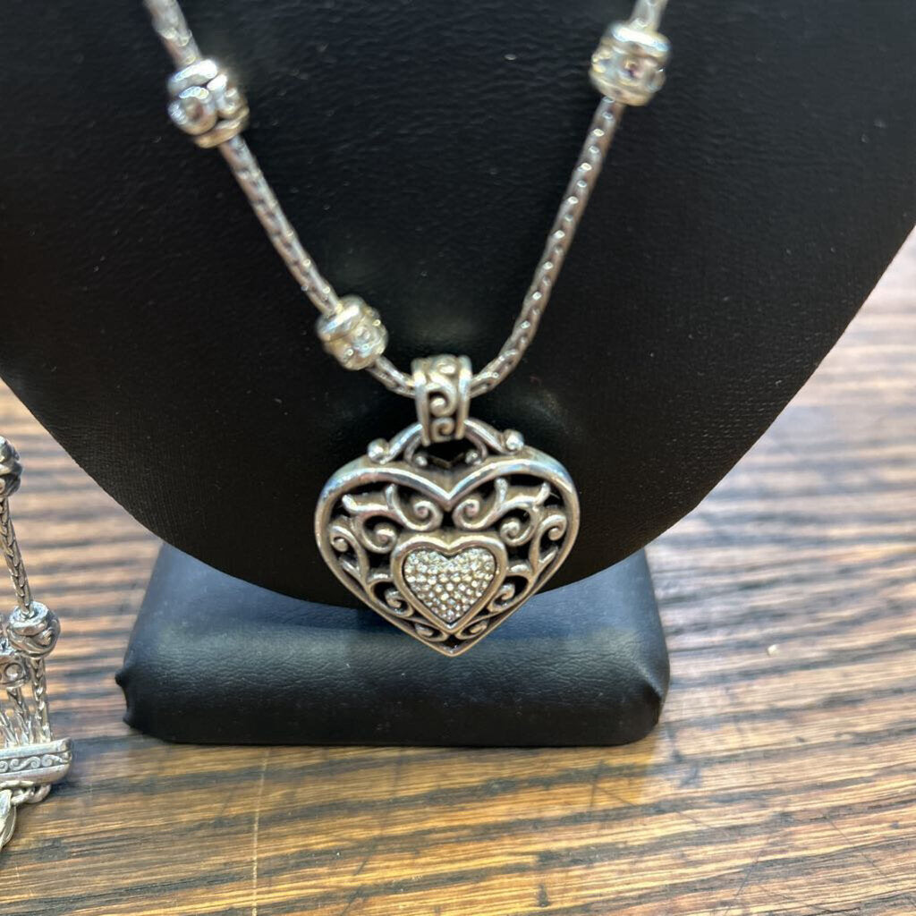 BRIGHTON SCROLL HEART NECKLACE + BRACELET