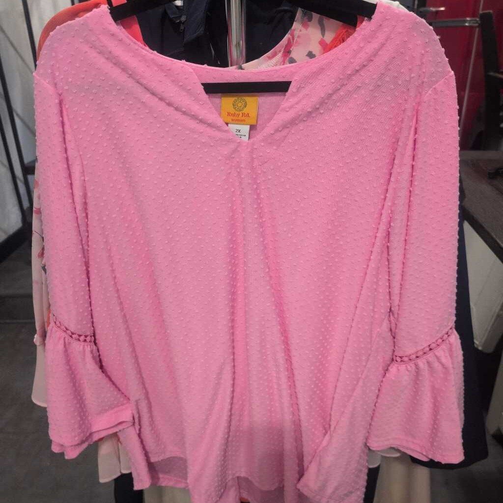 RUBY RD. LS BELL SLEEVE DOT
