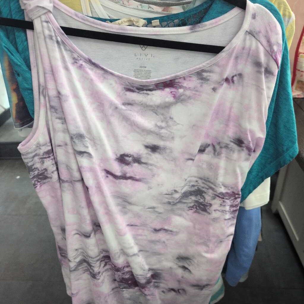 LIVI ONE SHOULDER TEE
