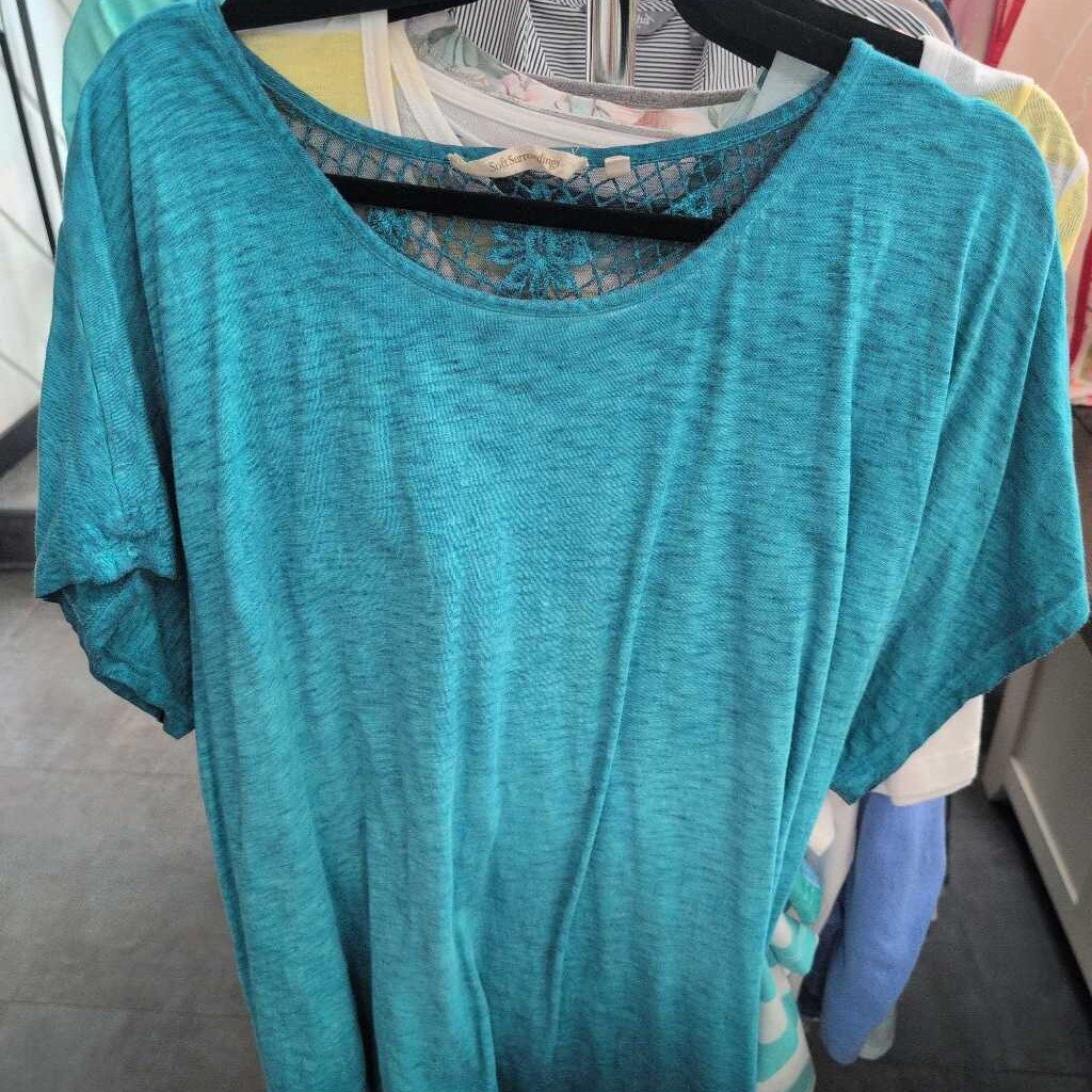 SOFT SURROUNDINGS LACE BACK TEE