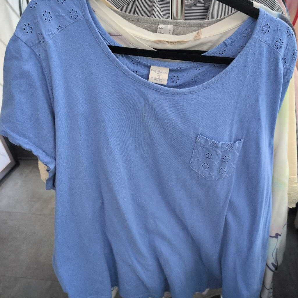 CROFT & BARROW POCKET TEE