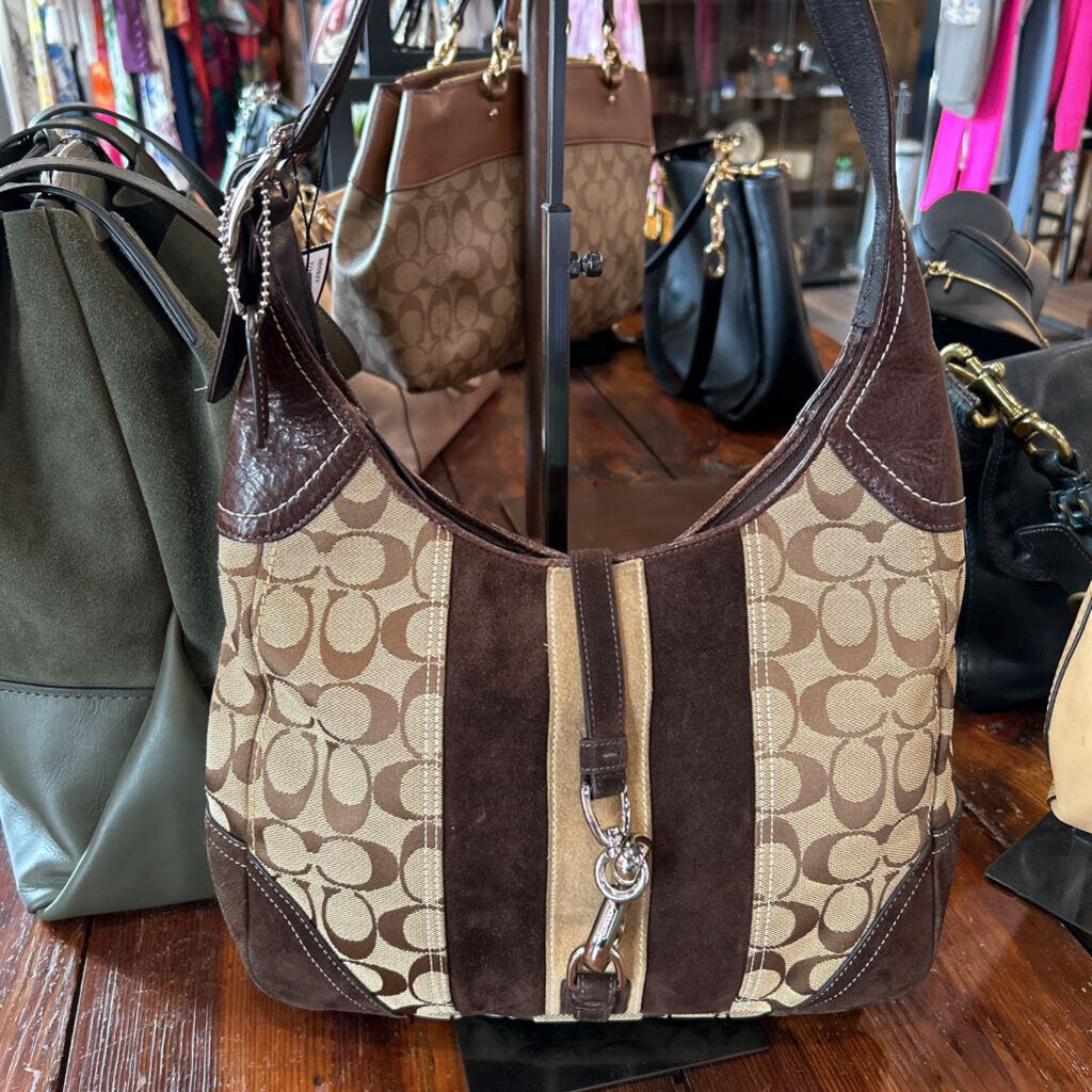 COACH HAMPTON SIGNATURE STRIPE
