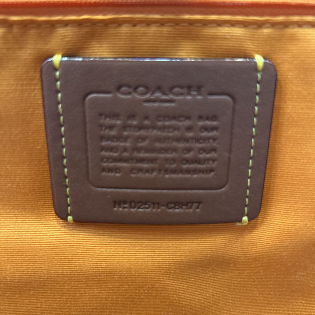 COACH REVERSIBLE CITY TOTE BAG SIGNATURE CANVAS D2511