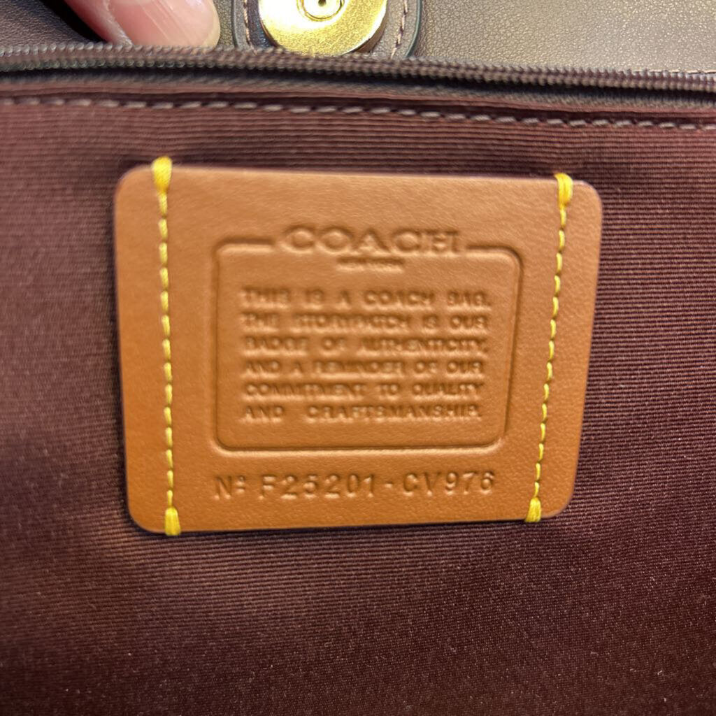 COACH REVERSIBLE CITY TOTE SIGNATURE CANVAS F25201