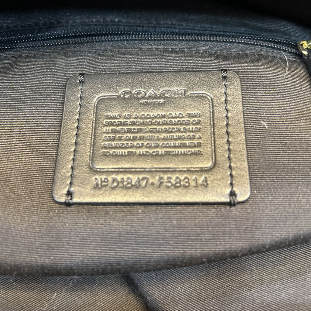 COACH CHARLIE SIGNATURE CANVAS BACKPACK AND MATCHING WALLET F58314