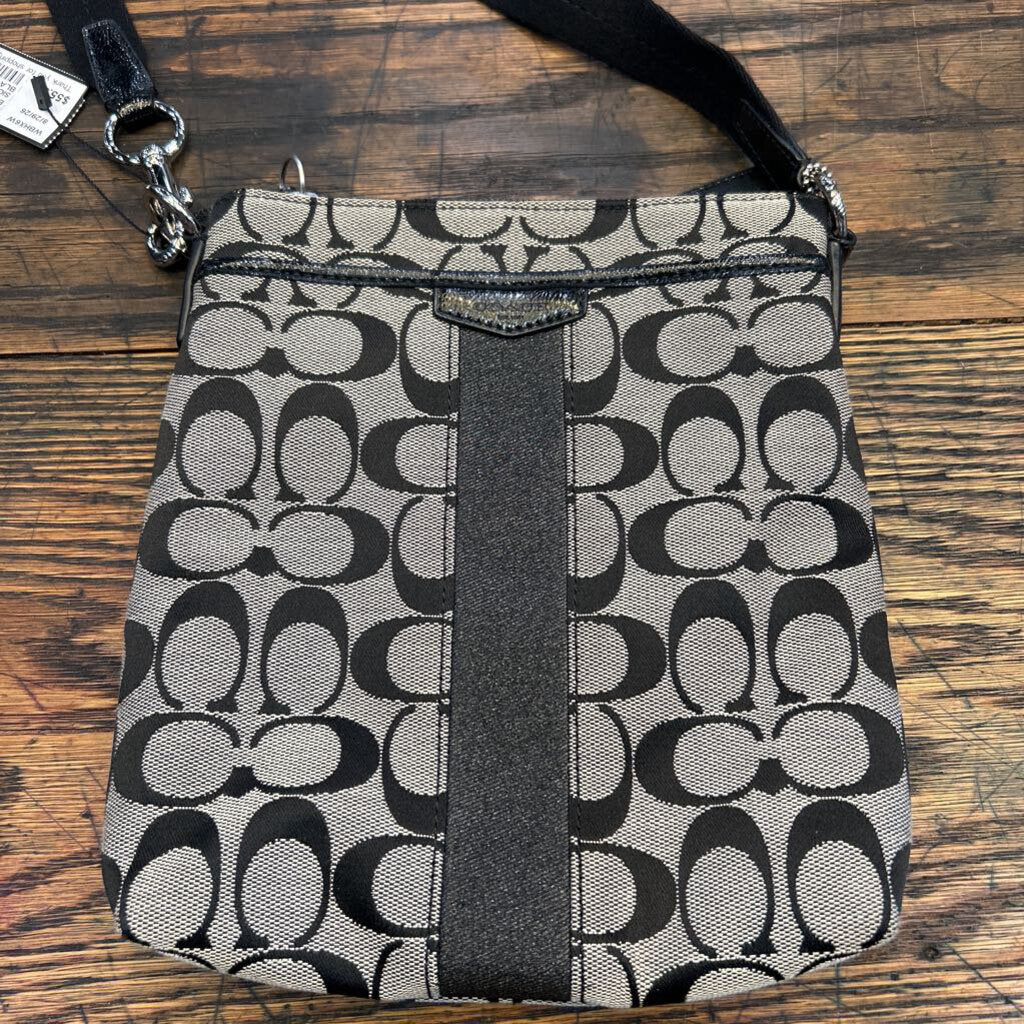 COACH SIGNATURE STRIPE FILE F28502